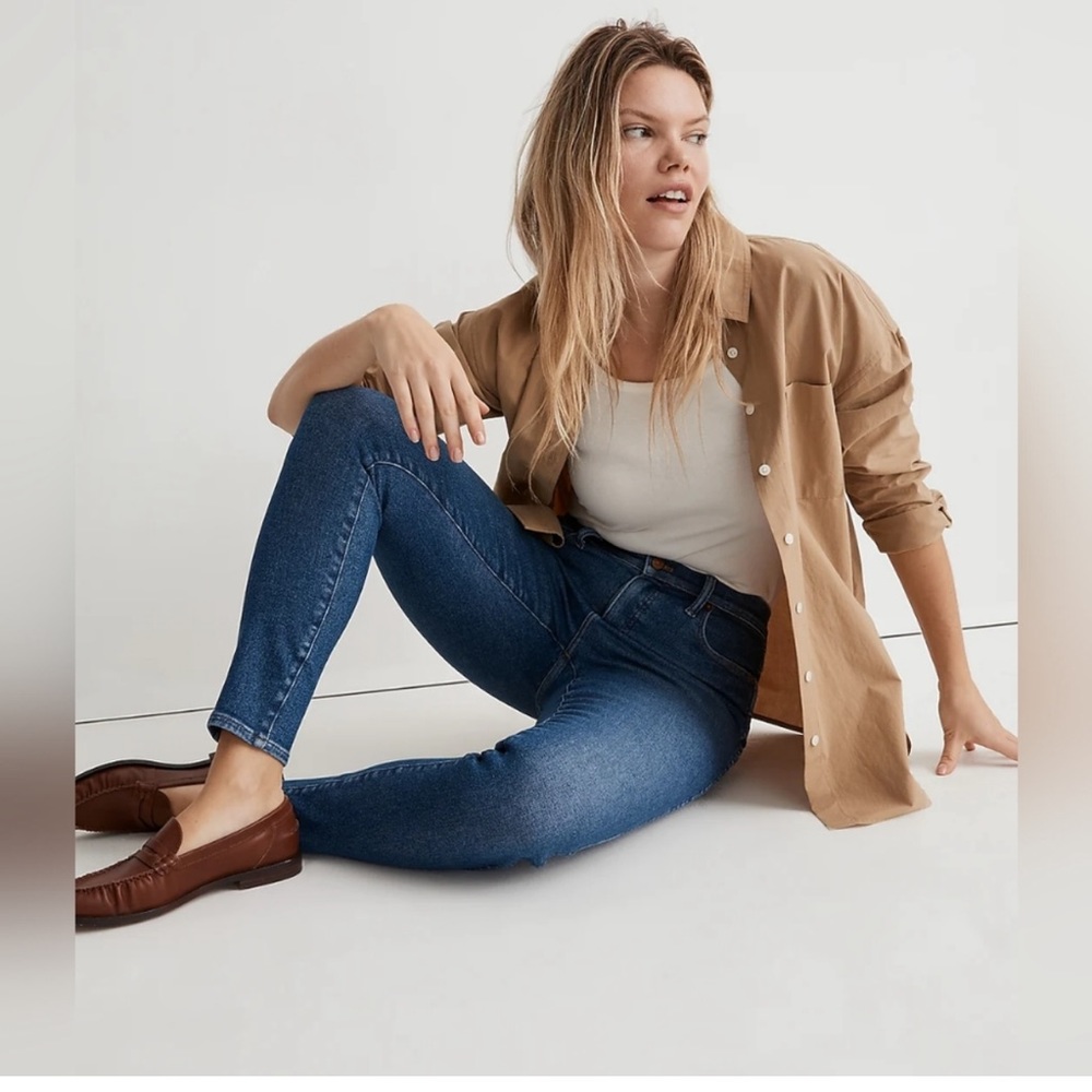 Madewell leggings denim medium wash jeans